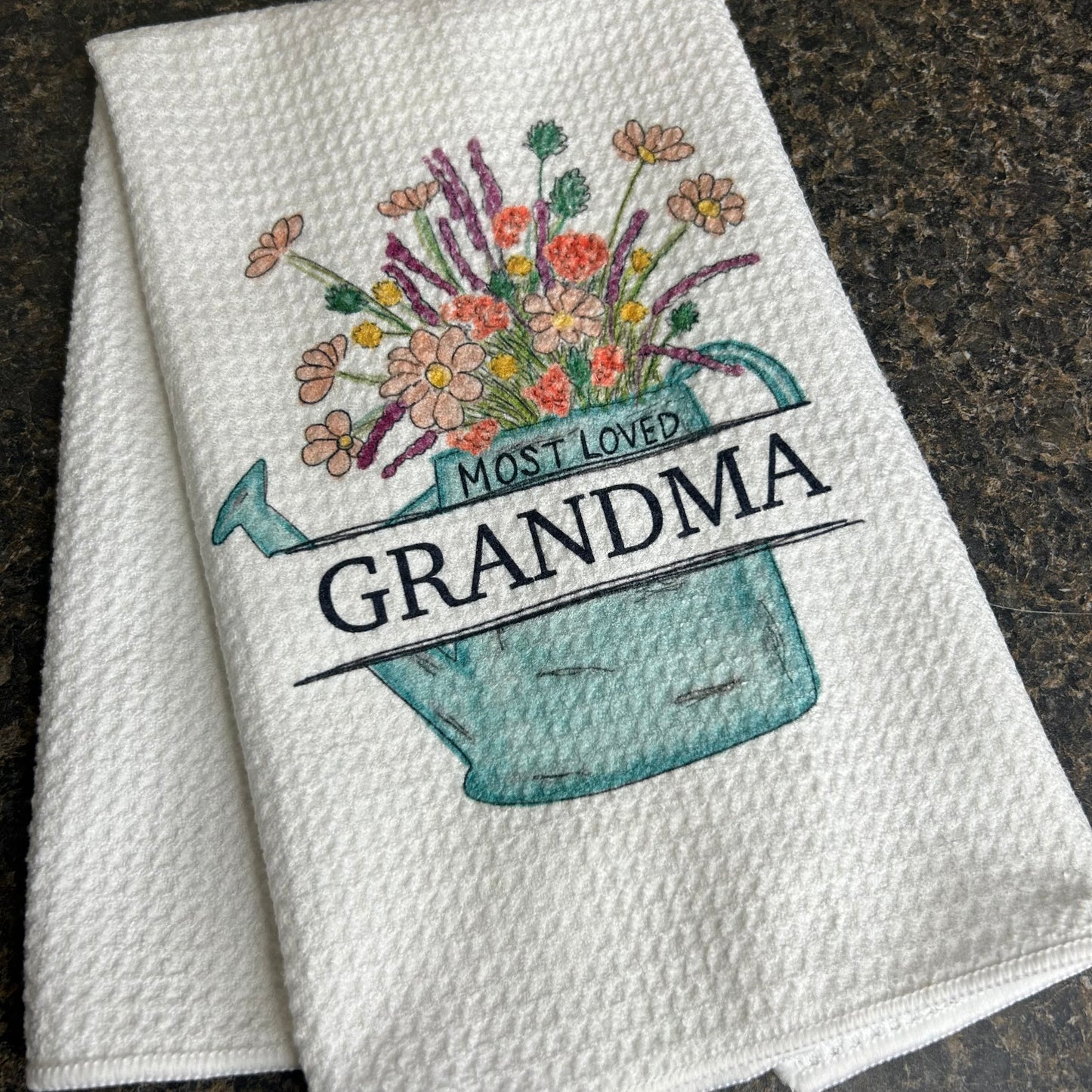 Most Loved Grandma Kitchen Towel