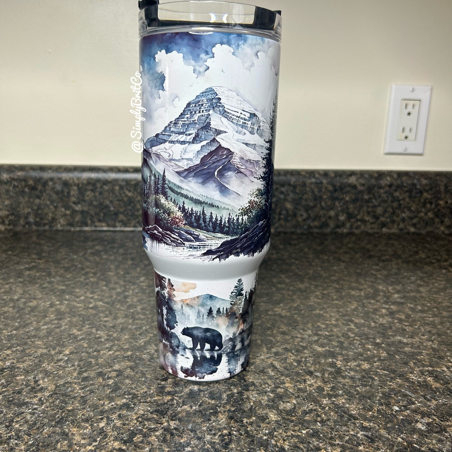 Mountain 40oz Tumbler | Bear