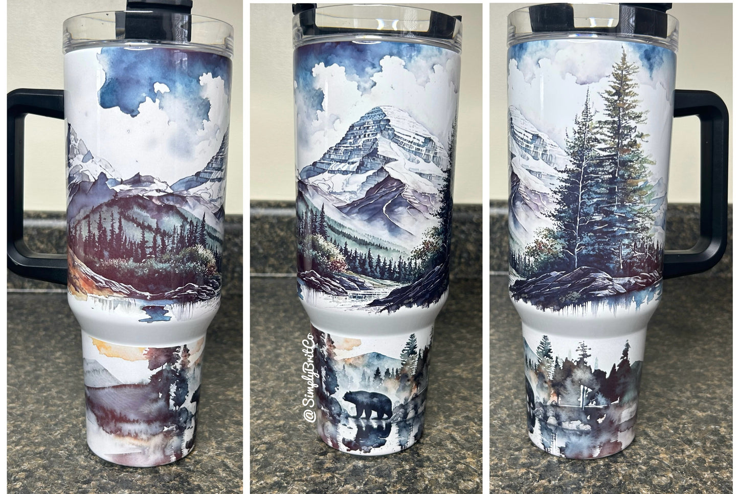Mountain 40oz Tumbler | Bear