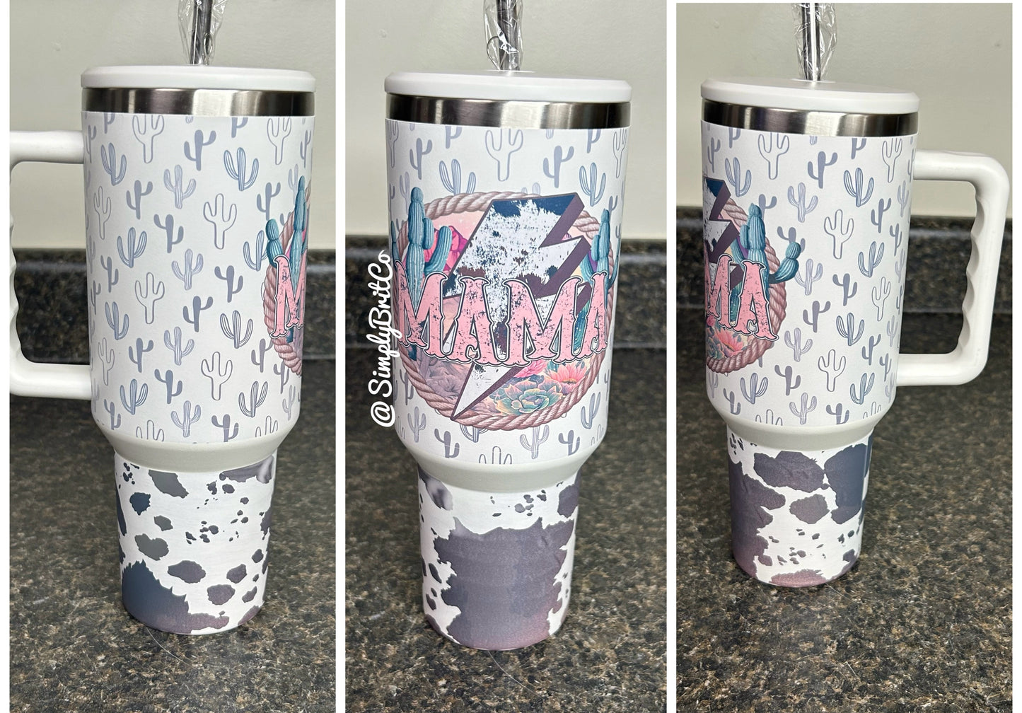 Matte Mama Western 40oz Tumbler