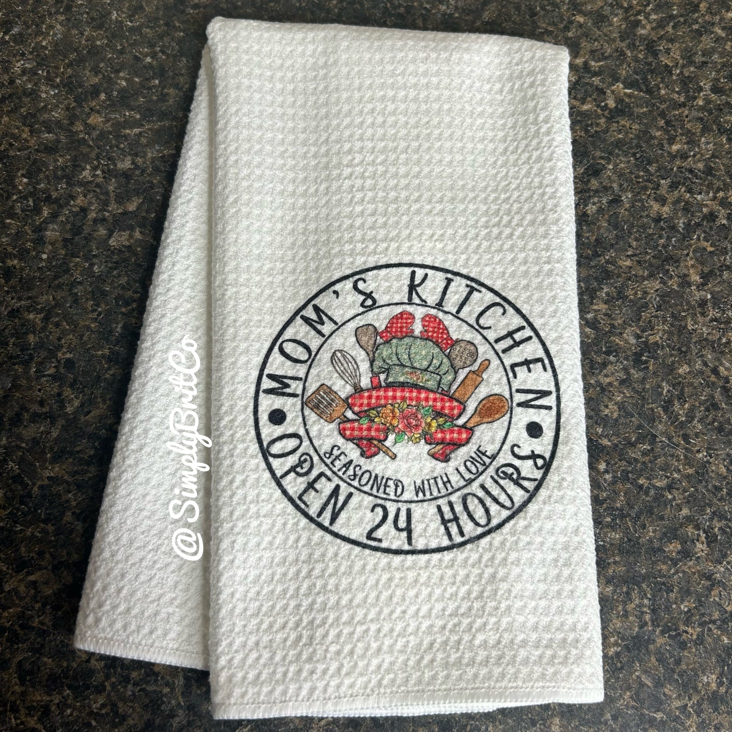 Mom’s Kitchen Open 24 Hours Kitchen Towels