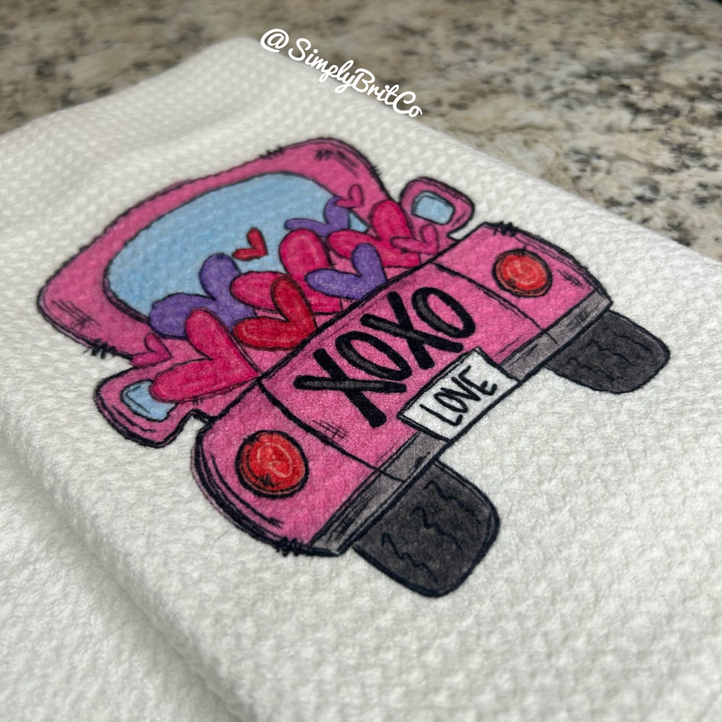 XOXO Truck Kitchen Towel