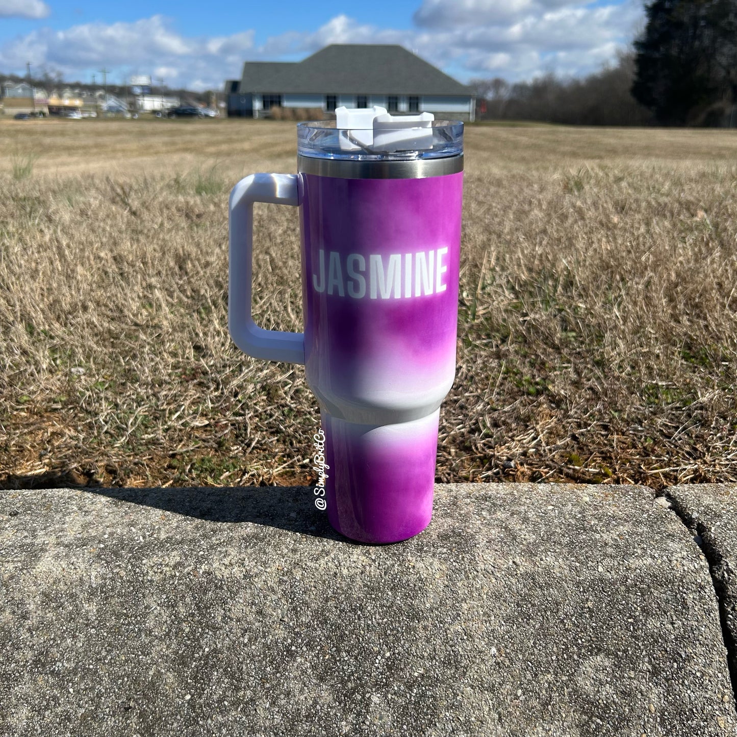 Purple Smoke 40oz Tumbler