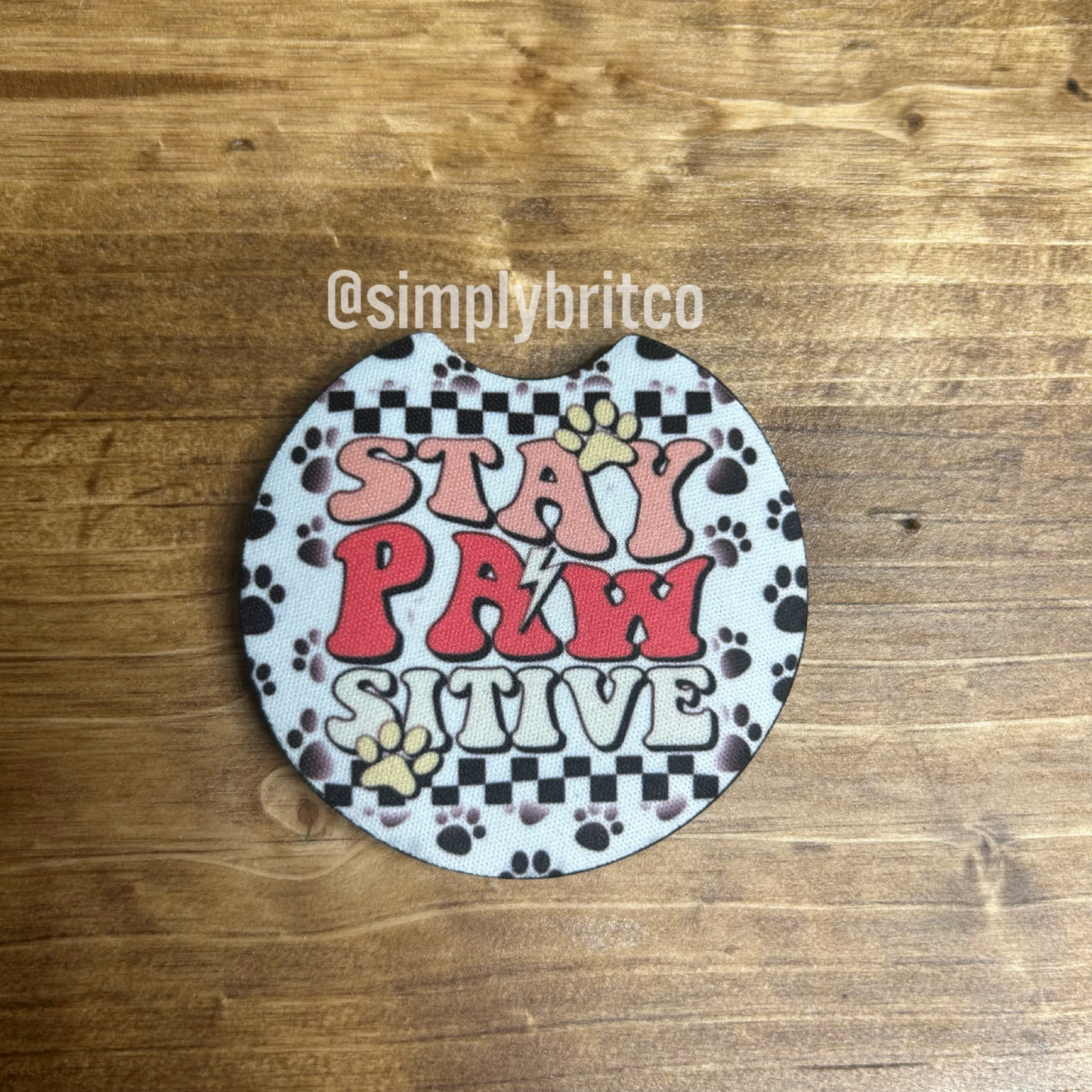 Dog Set of 2 Car Coaster