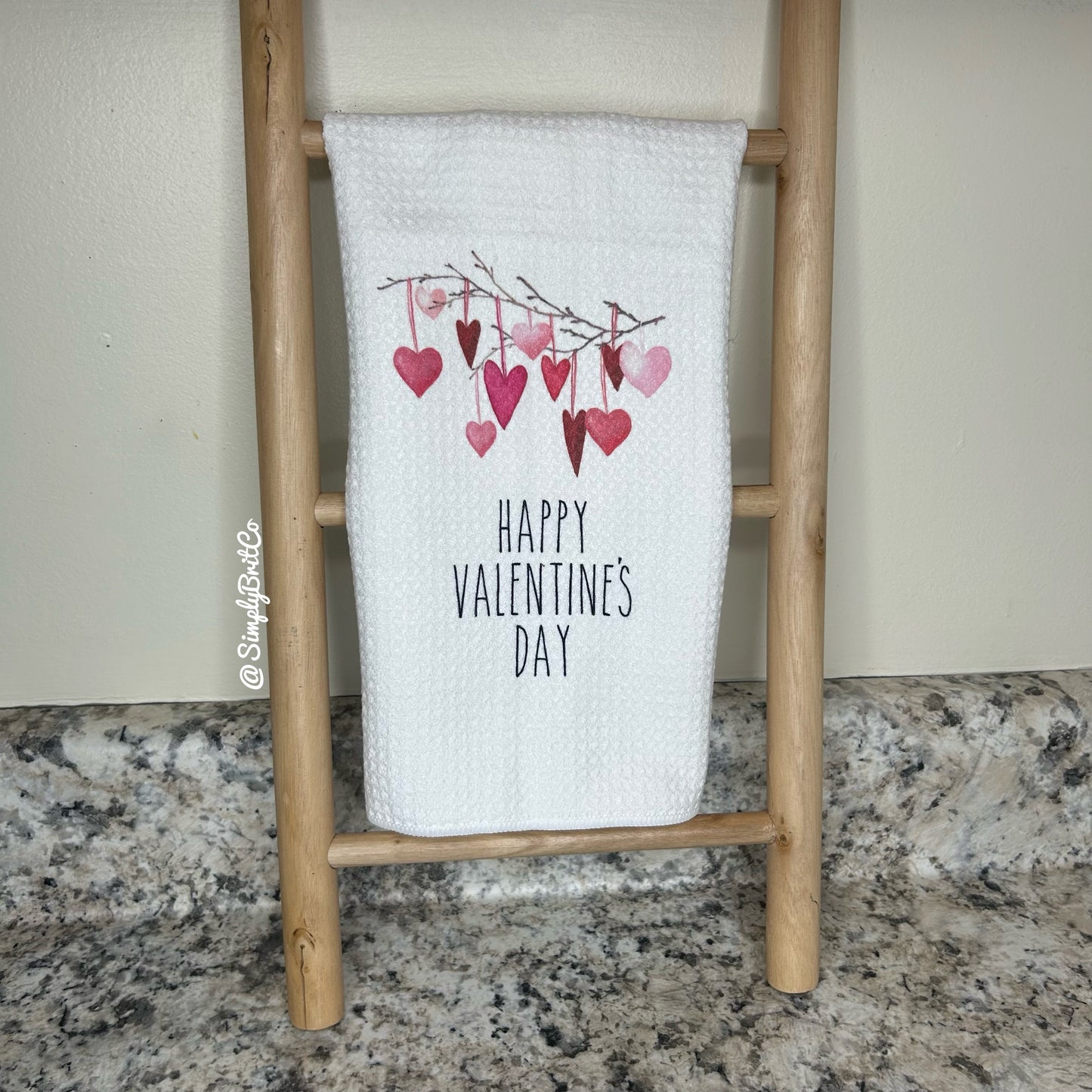 Happy Valentine’s Day Kitchen Towel