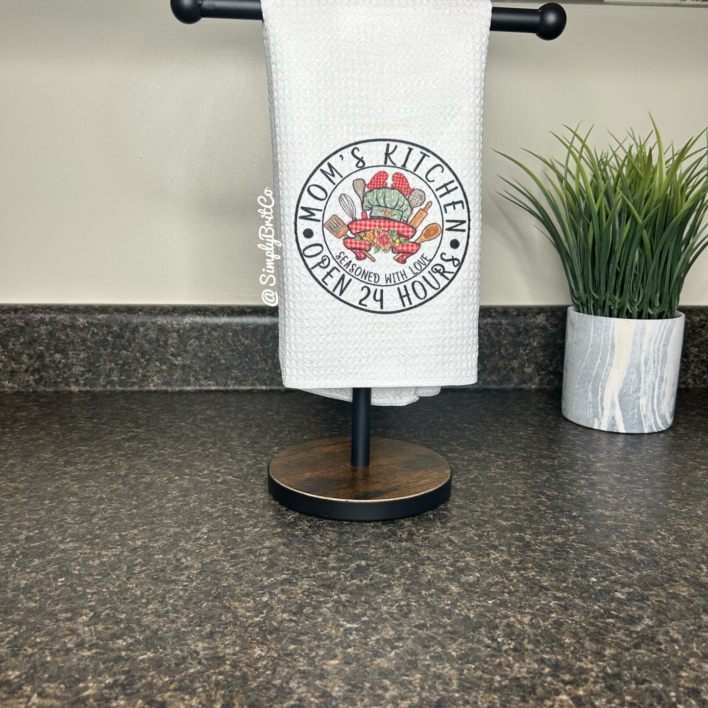 Mom’s Kitchen Open 24 Hours Kitchen Towels