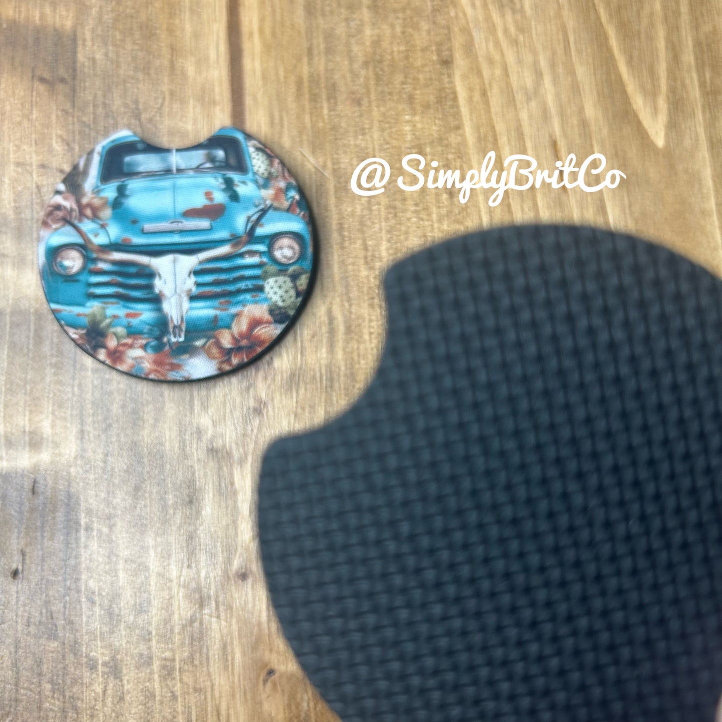 Western Bull Freshie and Car Coaster