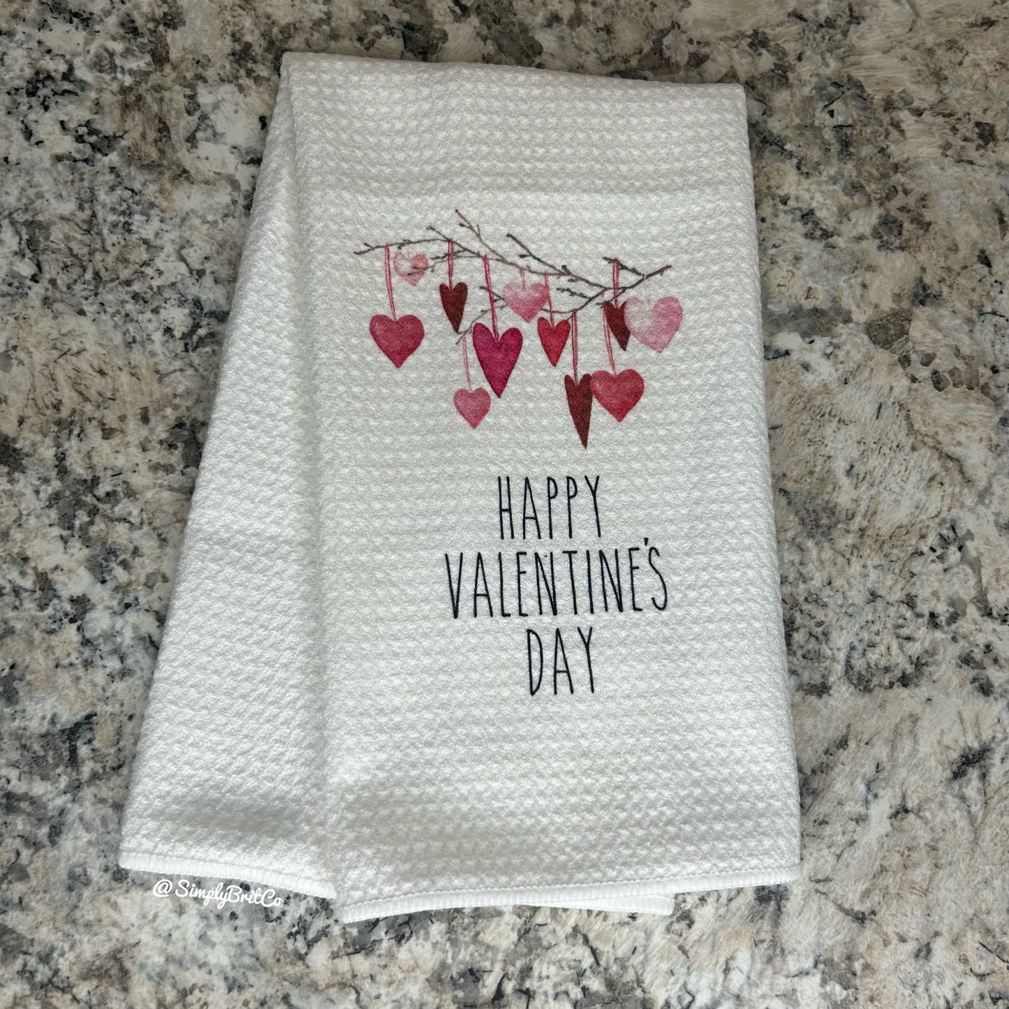 Happy Valentine’s Day Kitchen Towel