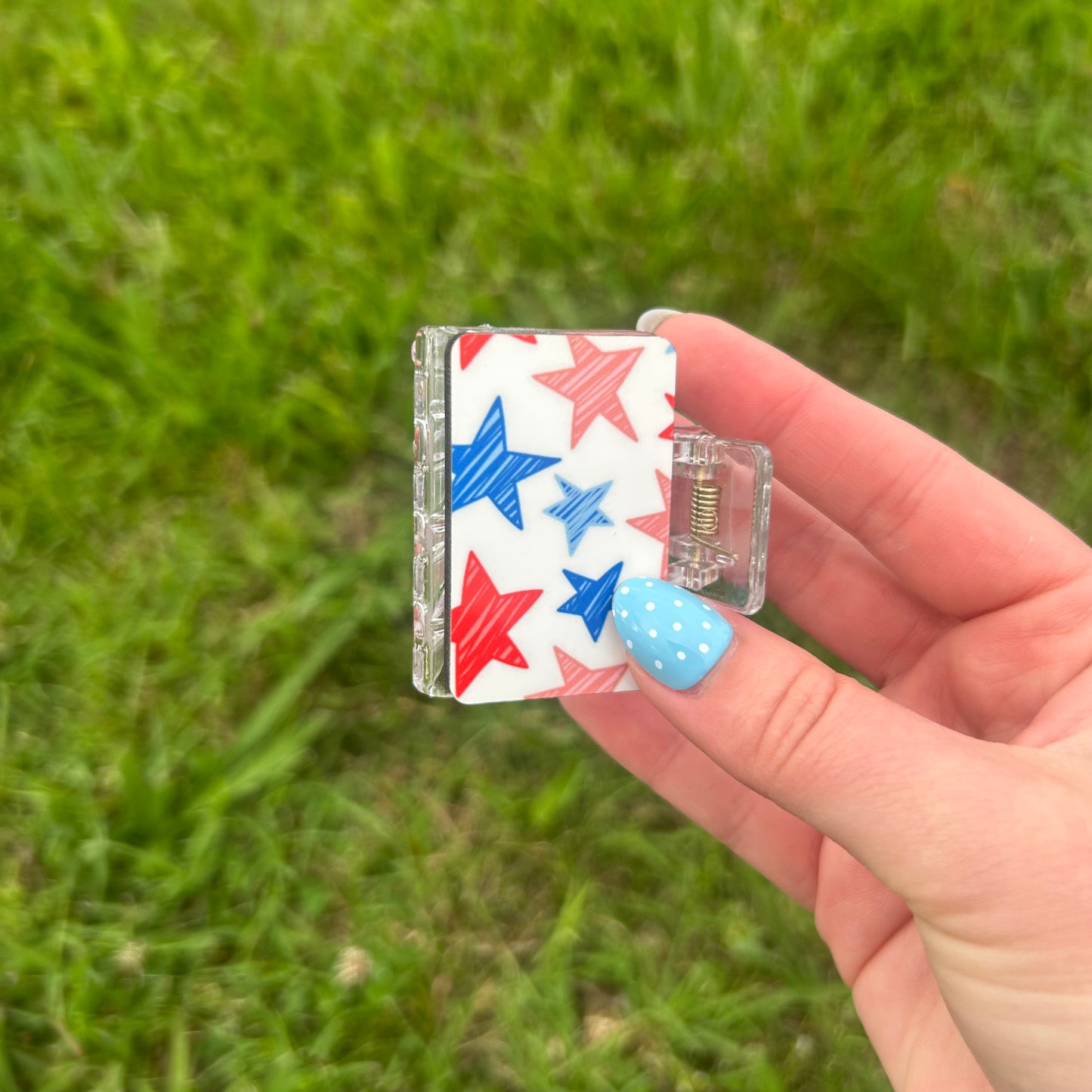 Crayon Stars Small Claw Clip