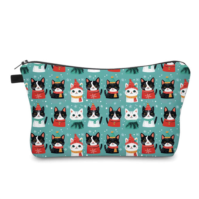 Pouch - Christmas Holiday Cat Sweater