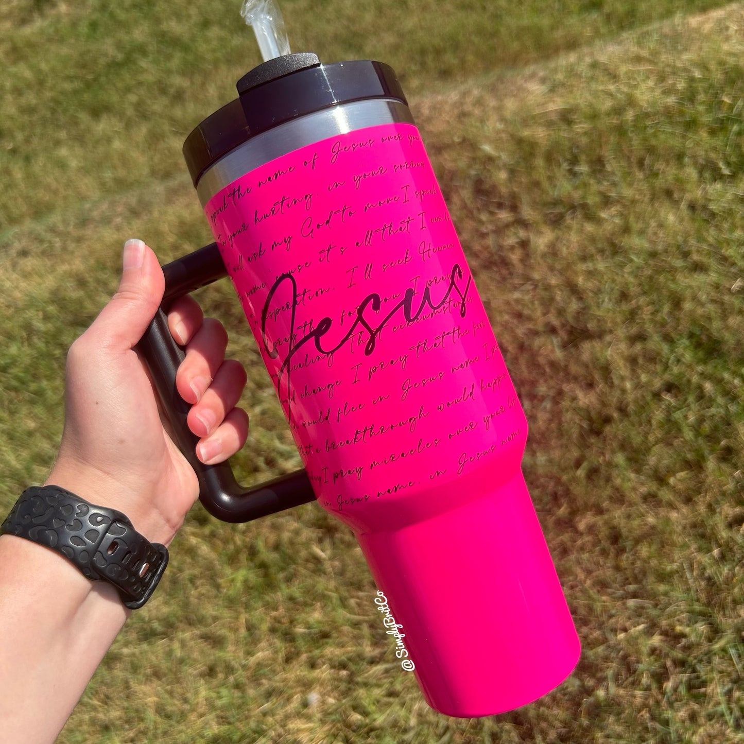 Jesus 40oz Tumbler | Neon Tumbler