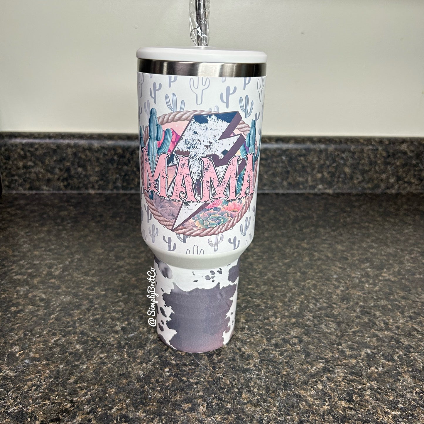 Matte Mama Western 40oz Tumbler