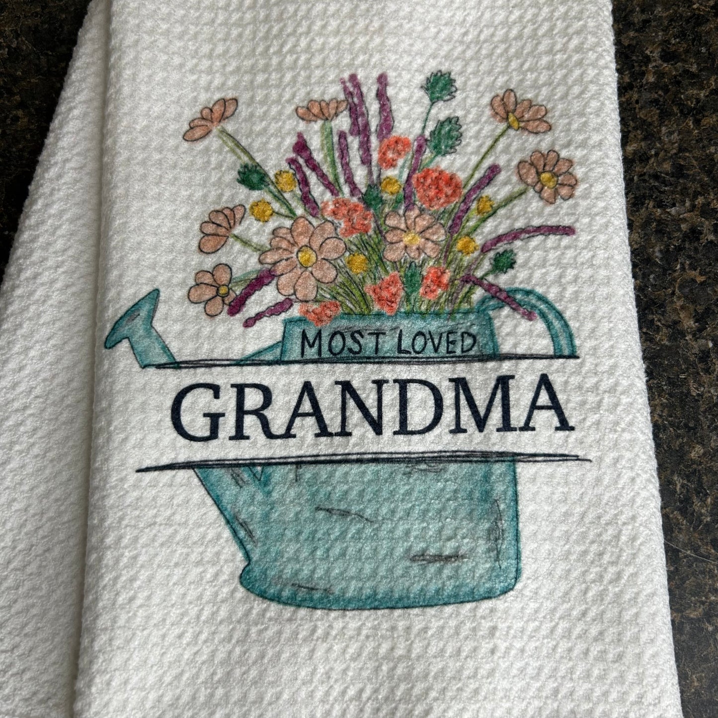 Most Loved Grandma Kitchen Towel