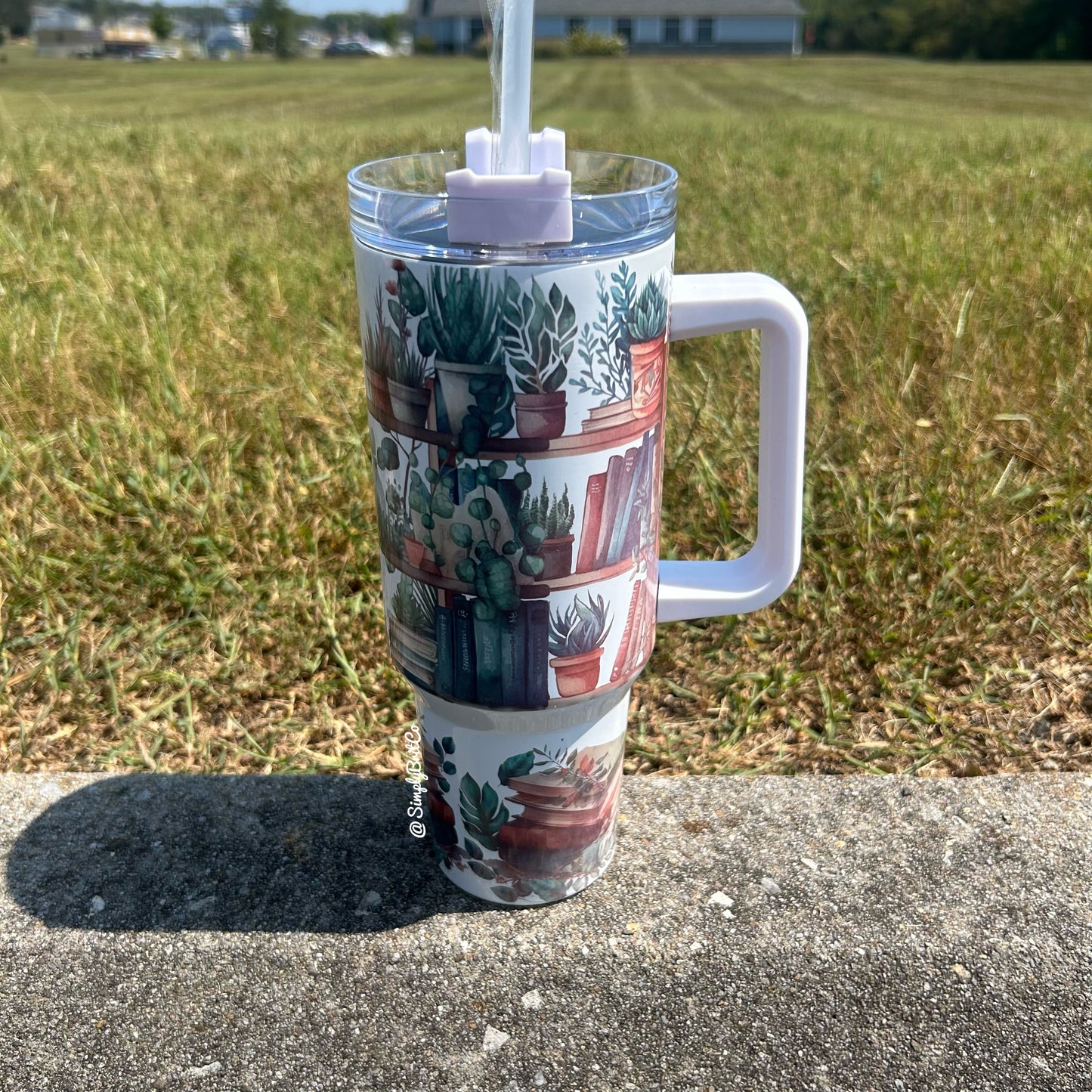 Plant Book Lover 40oz Tumbler
