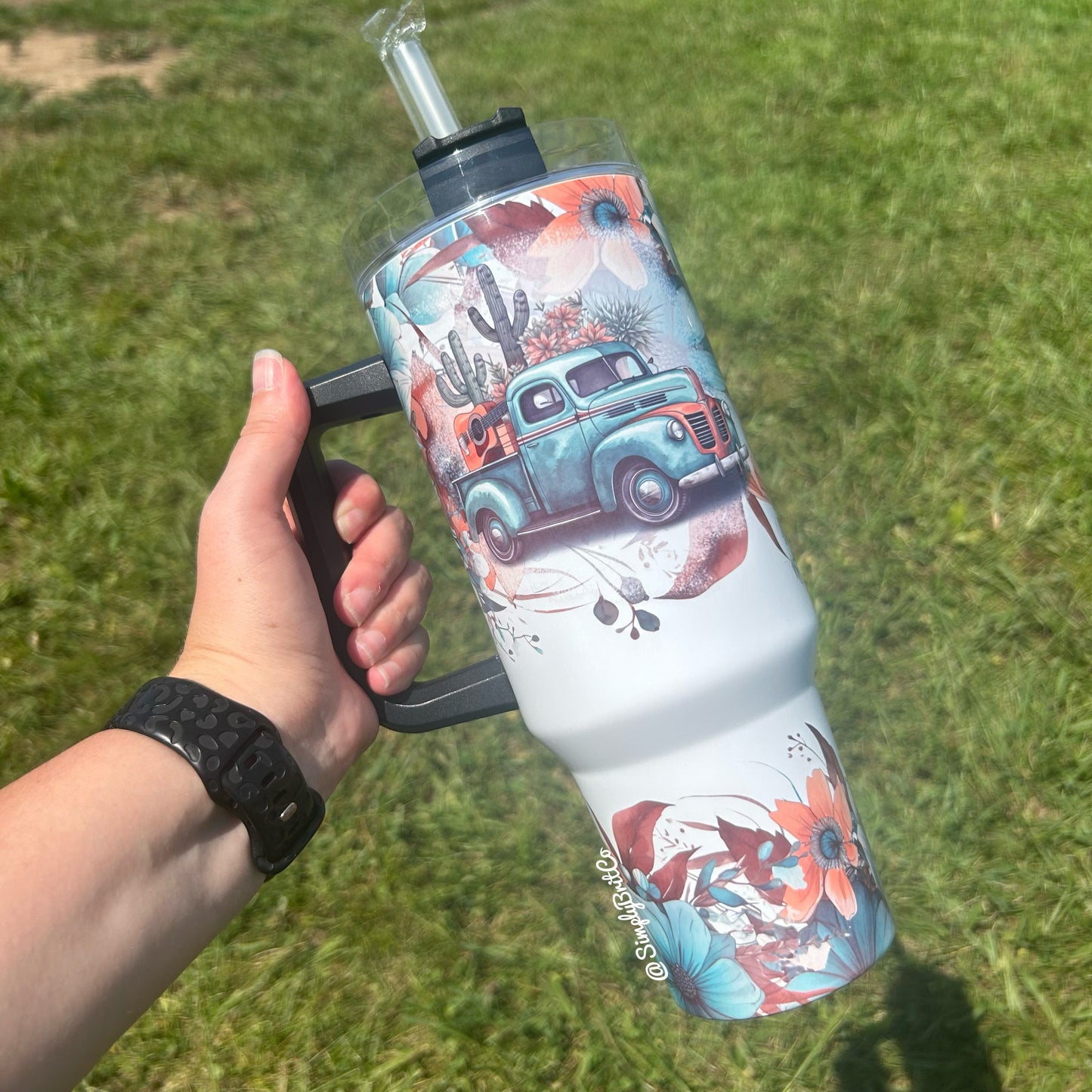 Blue Truck 40oz Tumbler
