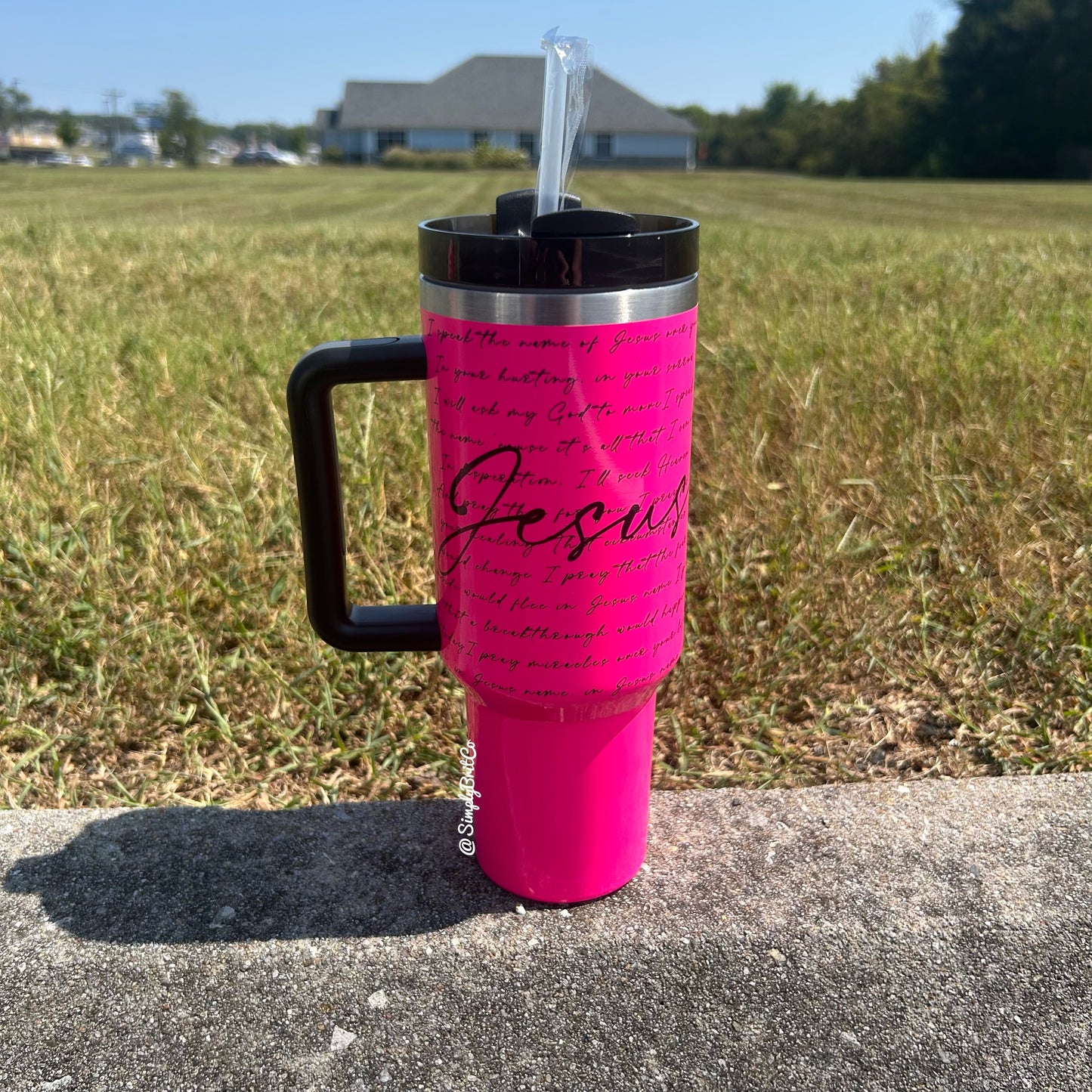 Jesus 40oz Tumbler | Neon Tumbler