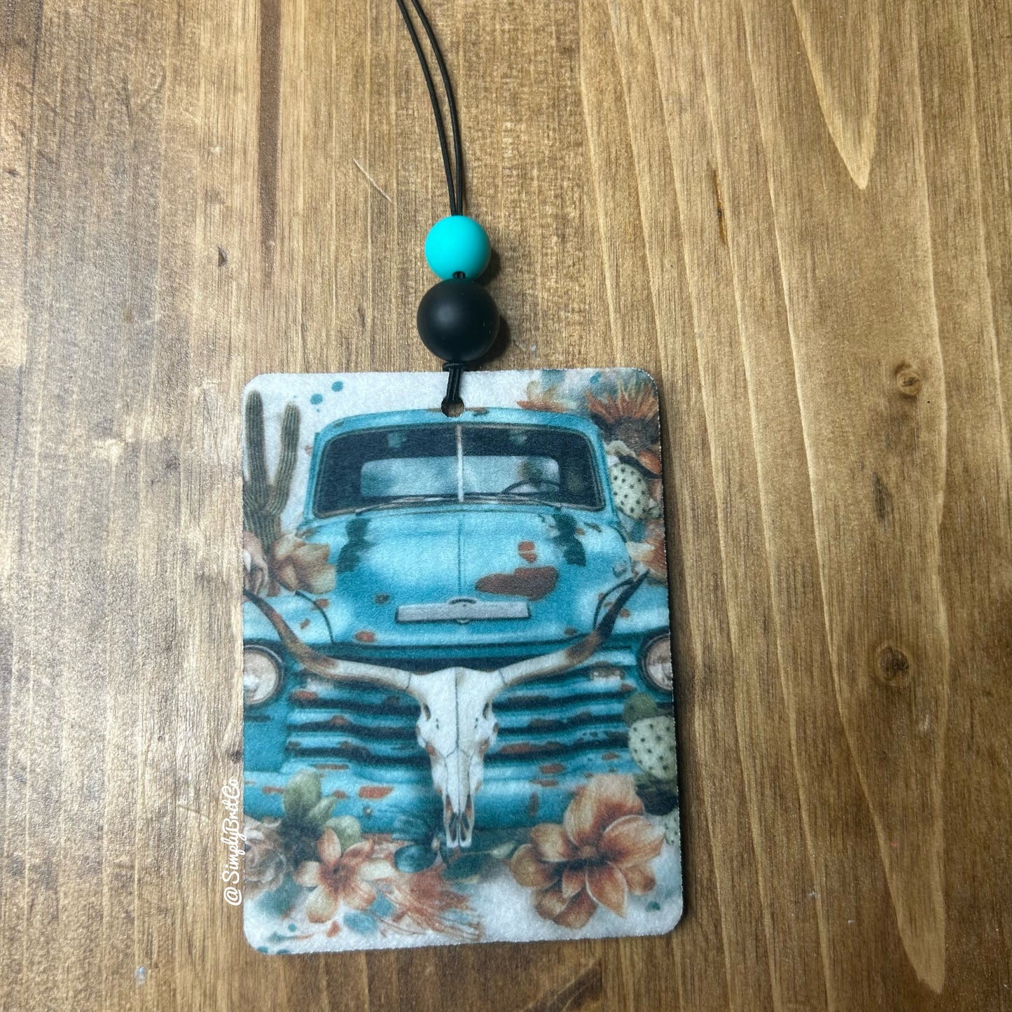 Western Bull Freshie and Car Coaster