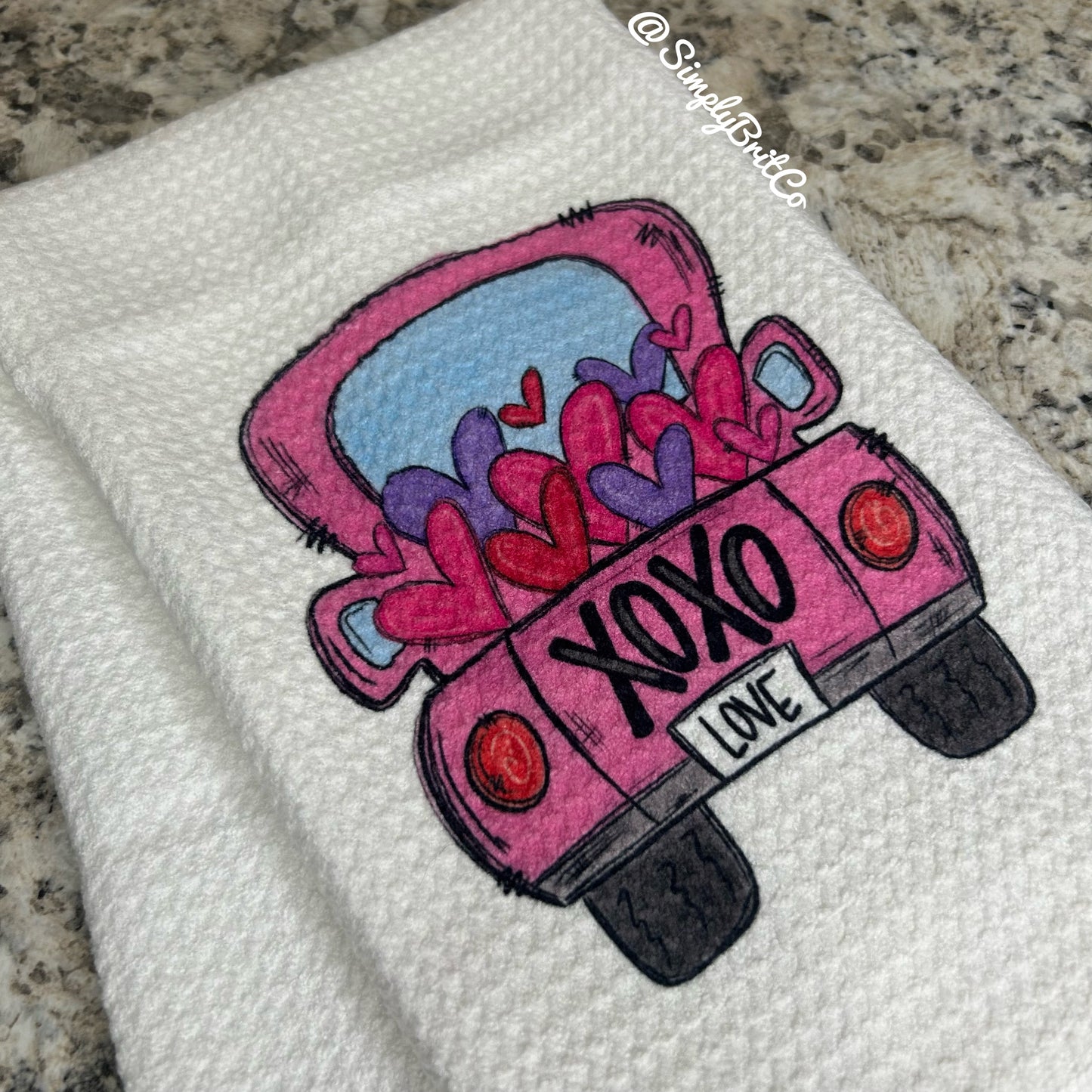 XOXO Truck Kitchen Towel