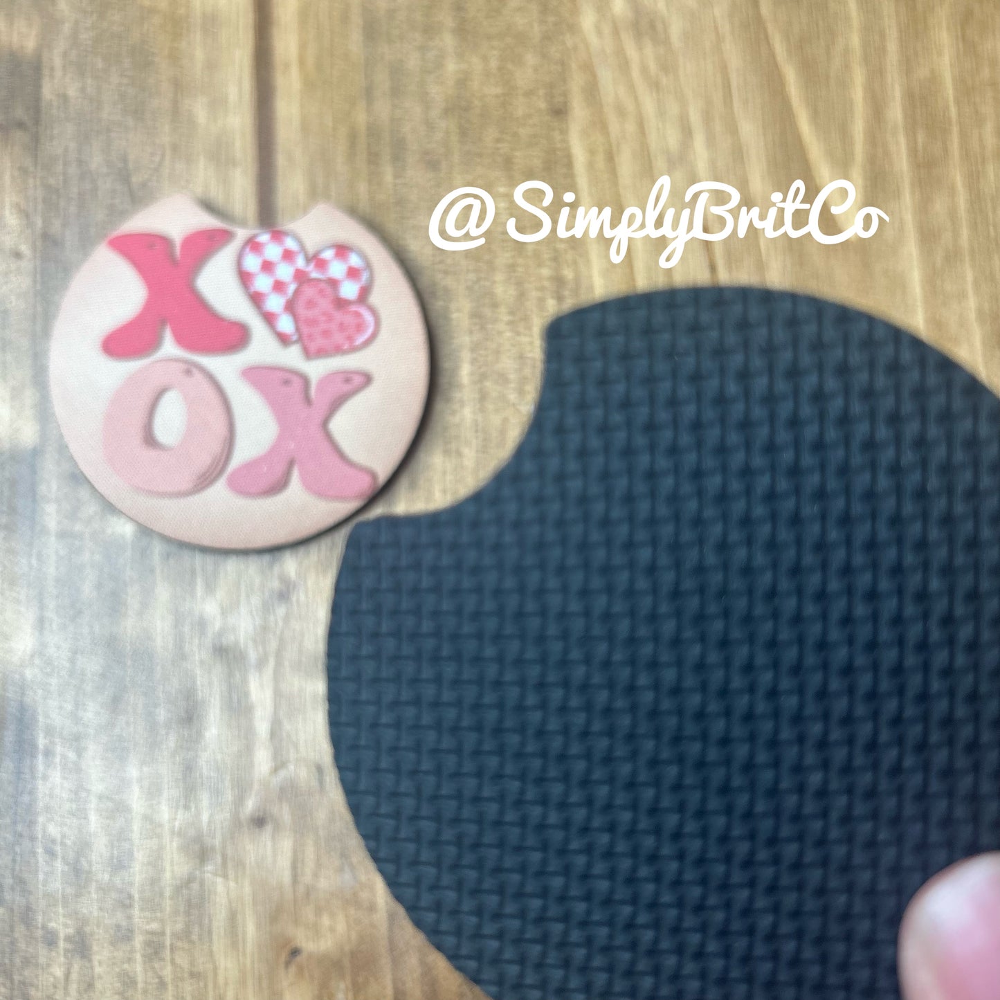 XOXO Freshie and Car Coaster