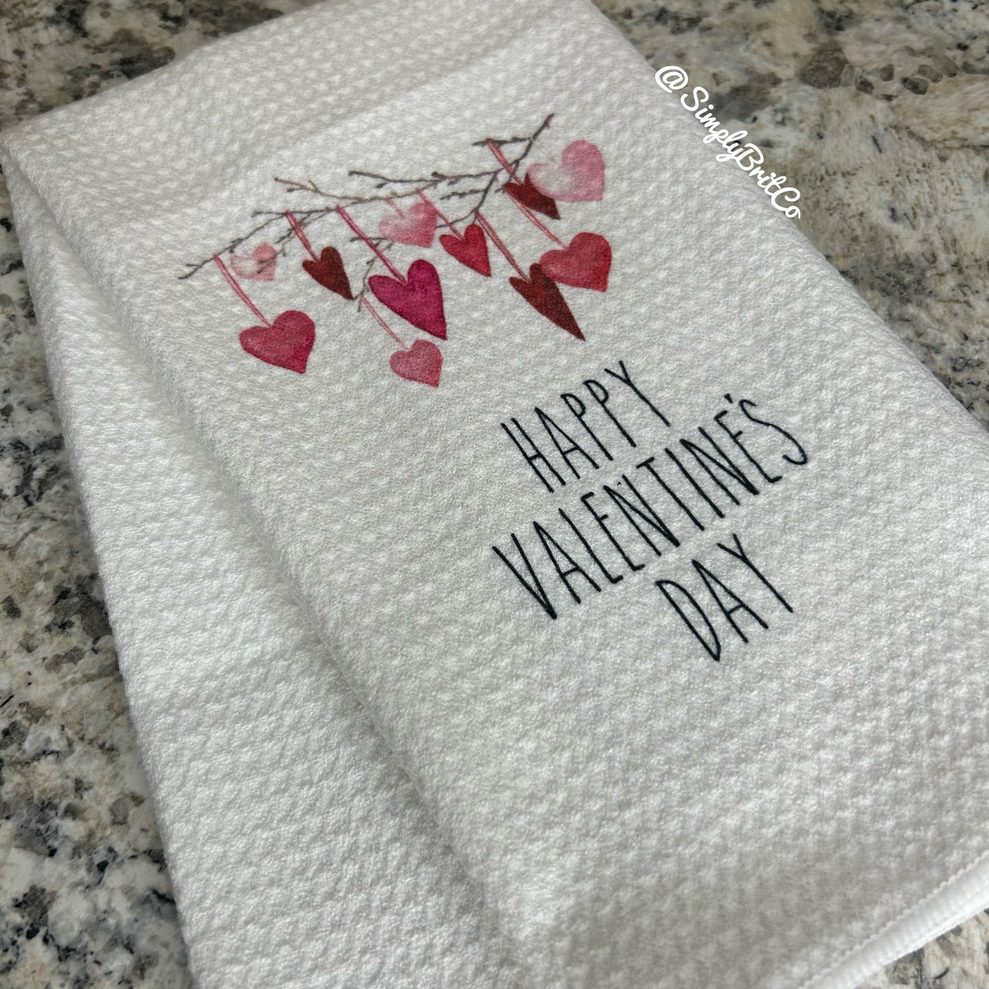 Happy Valentine’s Day Kitchen Towel