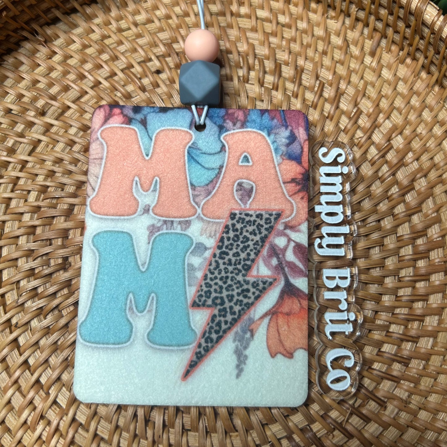 Mama Floral and Cheetah Freshie | Lightning Bolt