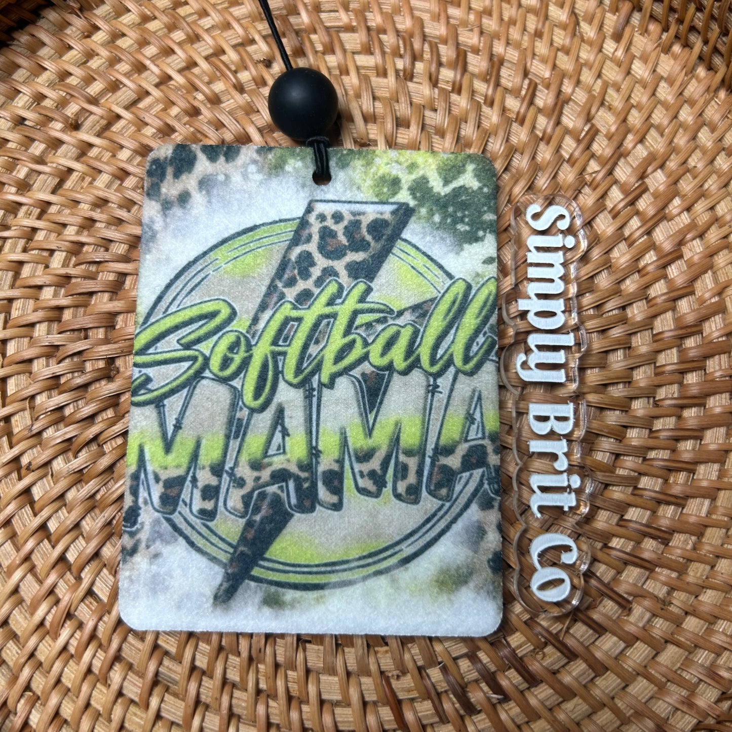 Softball Mama Freshie | Cheetah