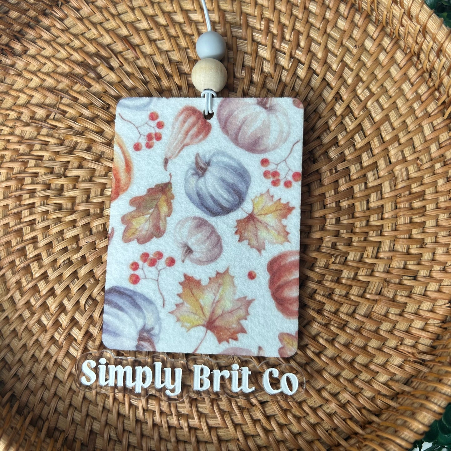 Watercolor Pumpkins Freshie and Car Coaster | Fall