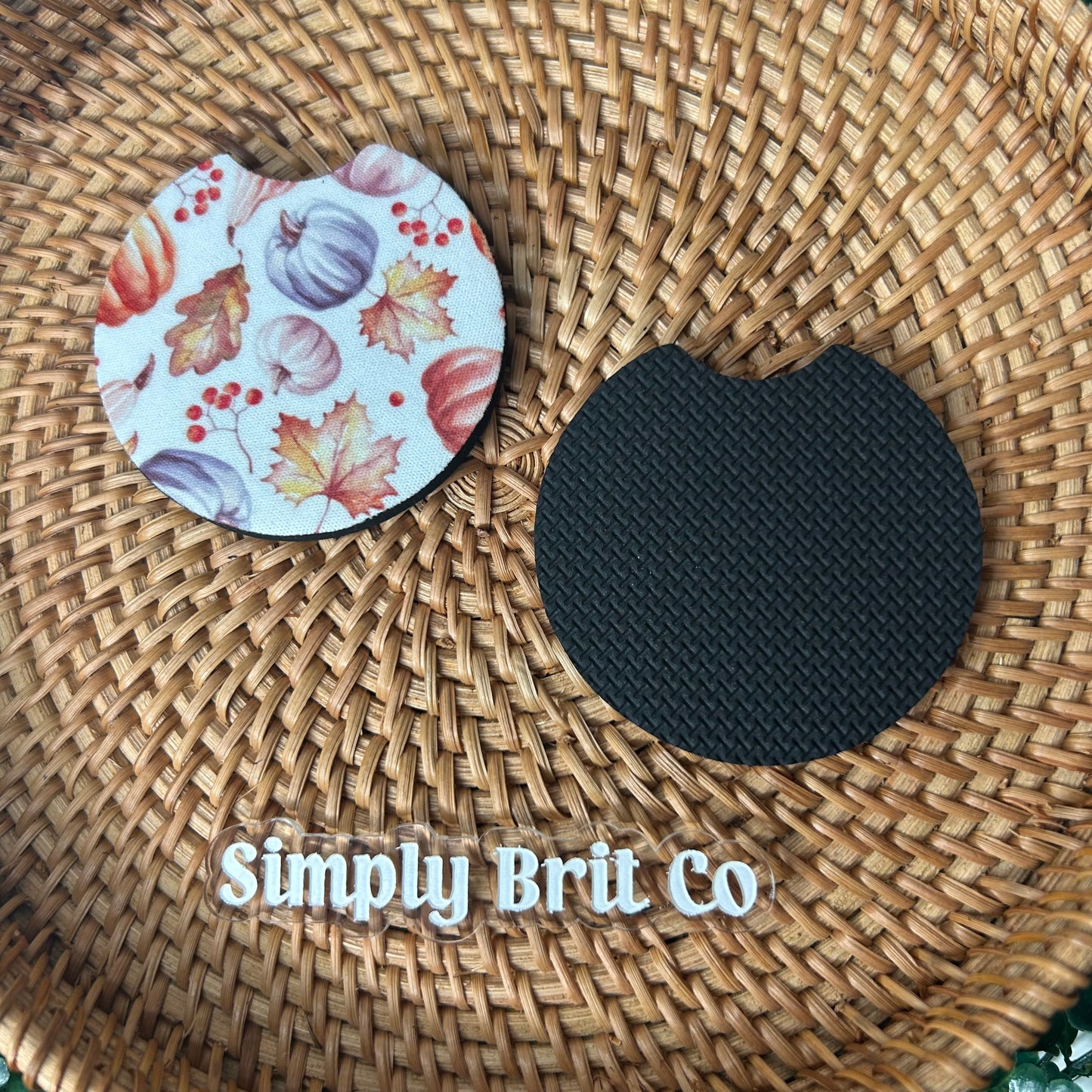Watercolor Pumpkins Freshie and Car Coaster | Fall