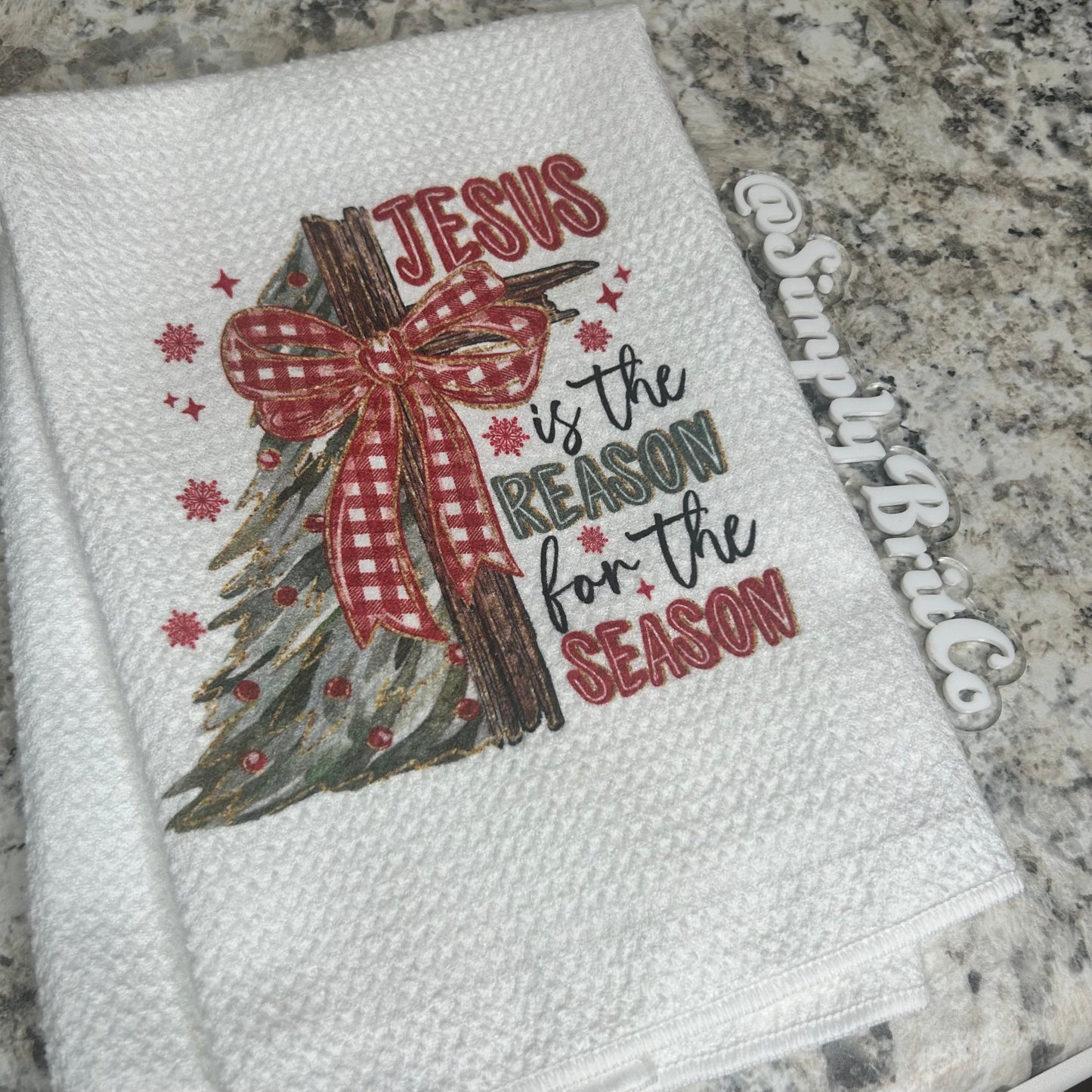 Jesus is the Reason Kitchen Towel | Religious