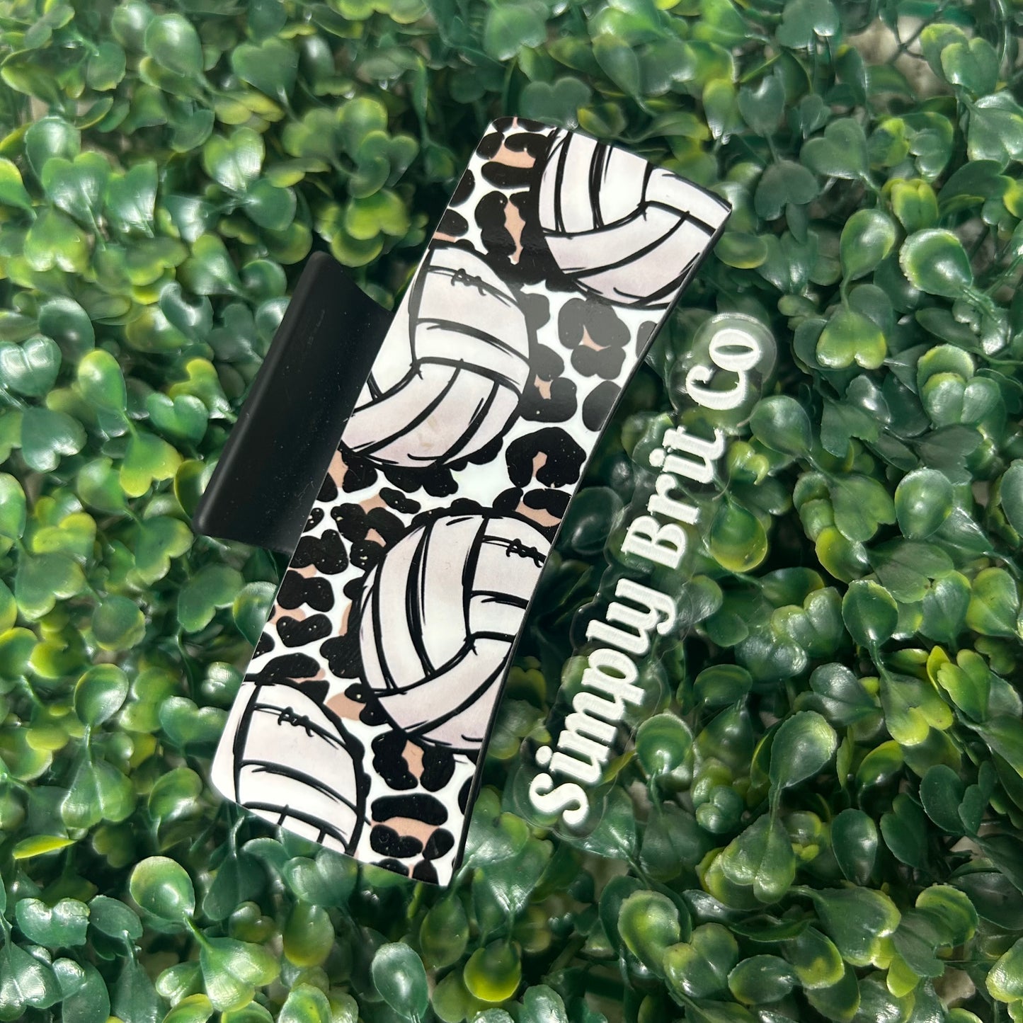 Volleyball Large Claw Clip