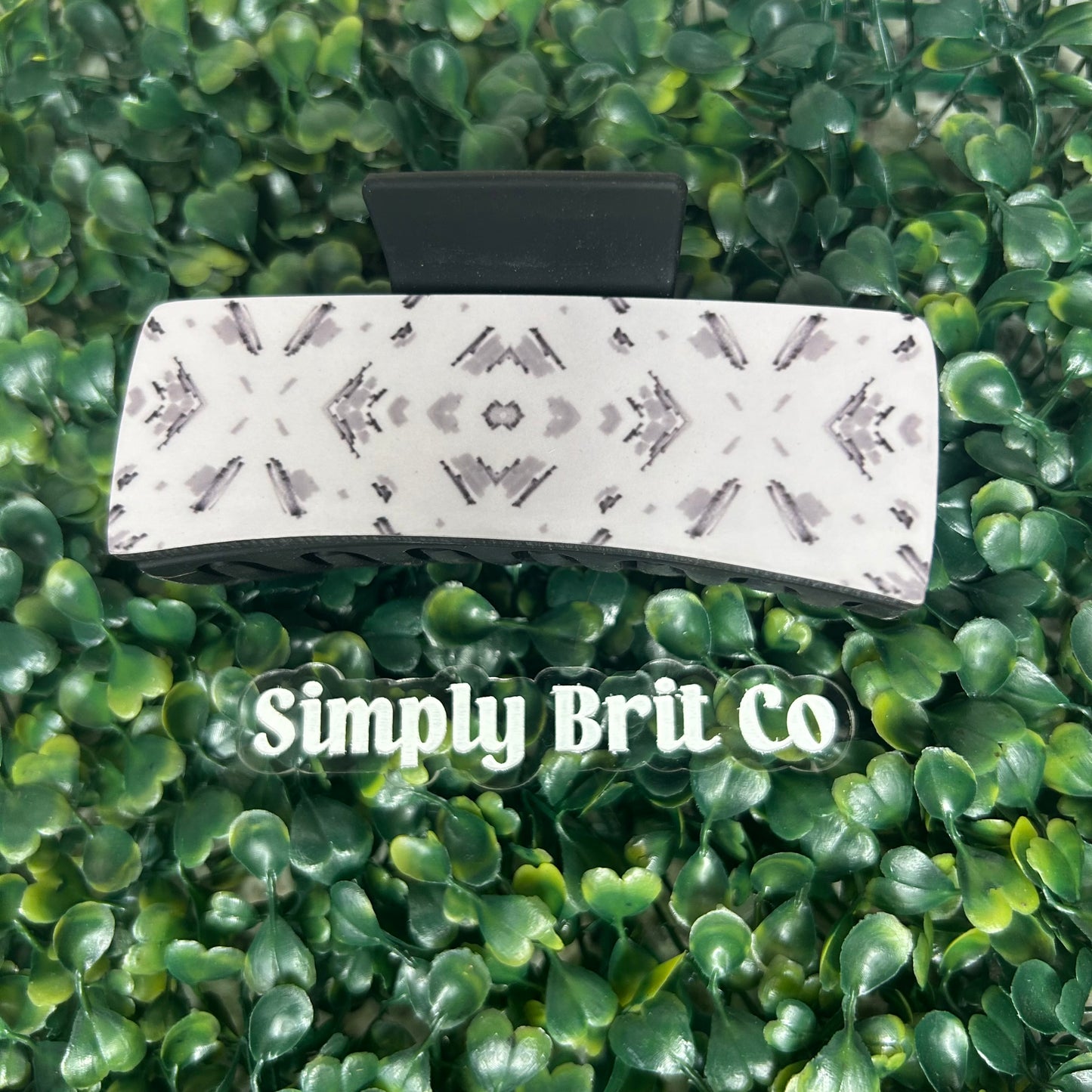 Gray Large Claw Clip