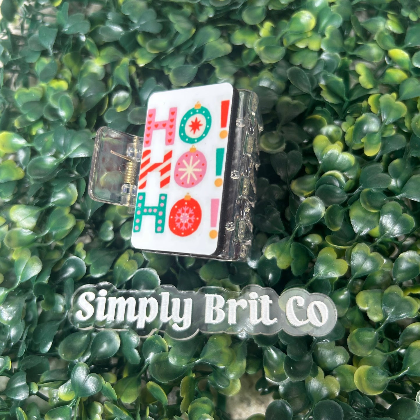 Ho! Ho! Ho! Small Claw Clip