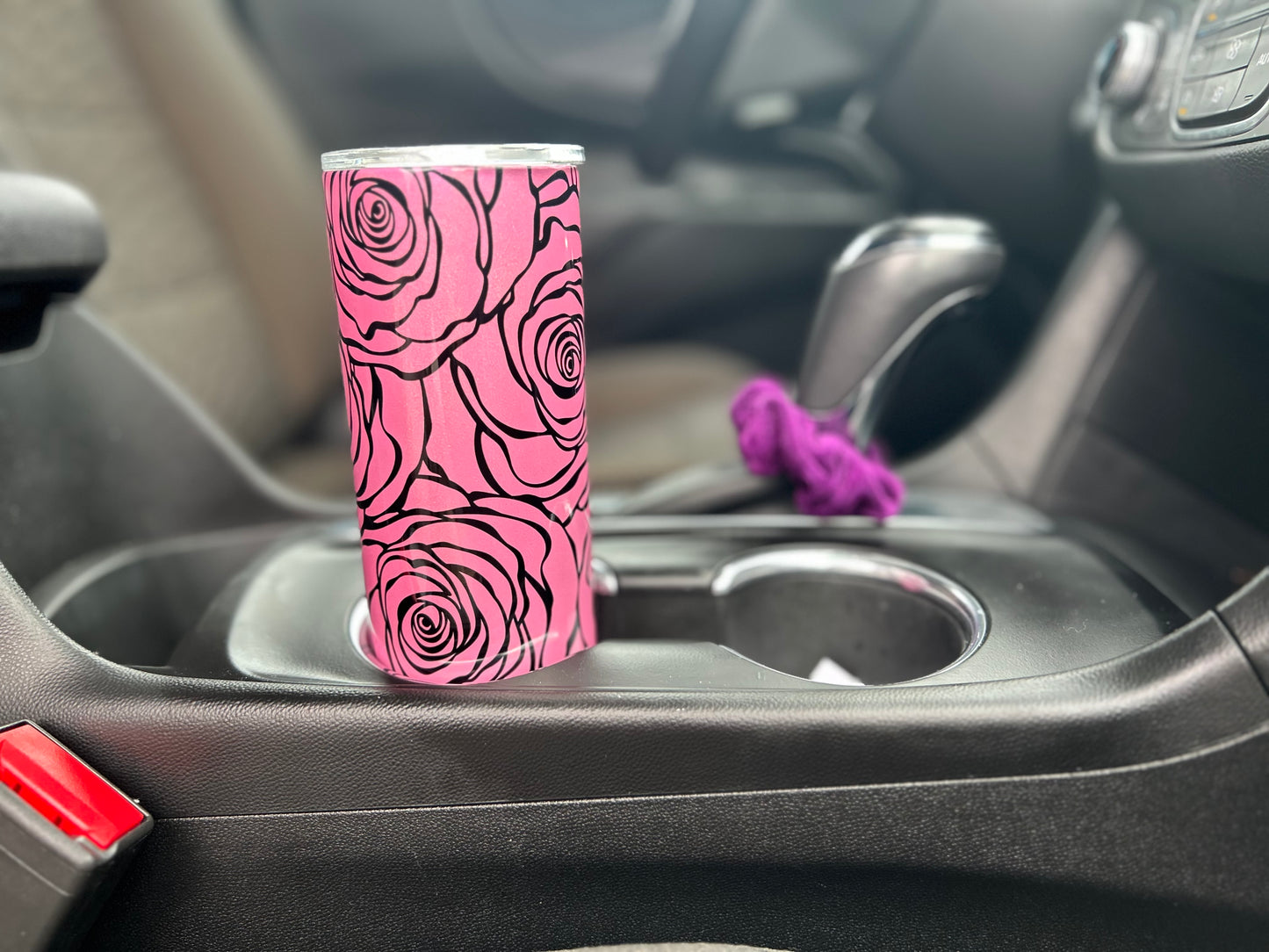 Rose 20oz Tumbler | Pink Holographic