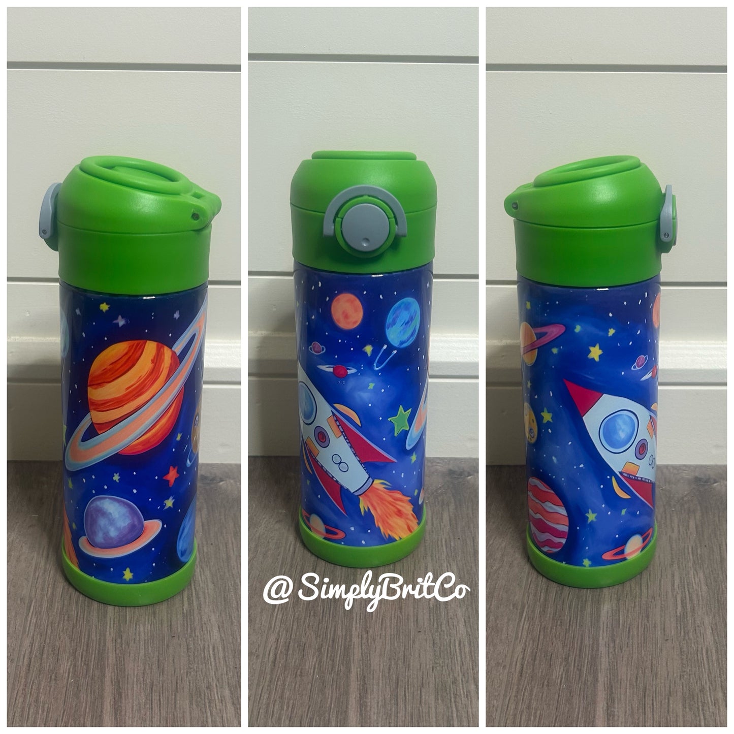 Space 12oz Kids Tumbler | Green
