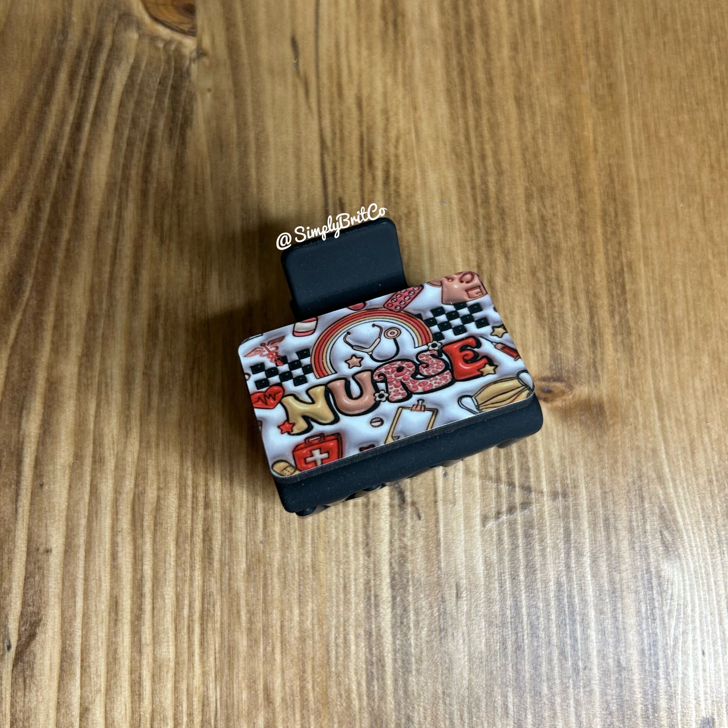 Nurse Small Claw Clip