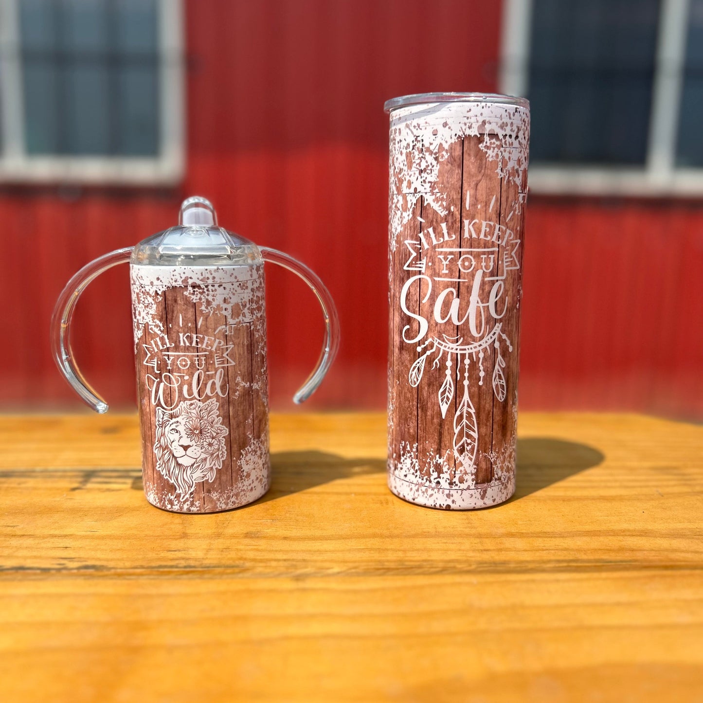 I'll Keep You Safe/ I'll Keep You Wild Tumbler Set | Mama & Mini