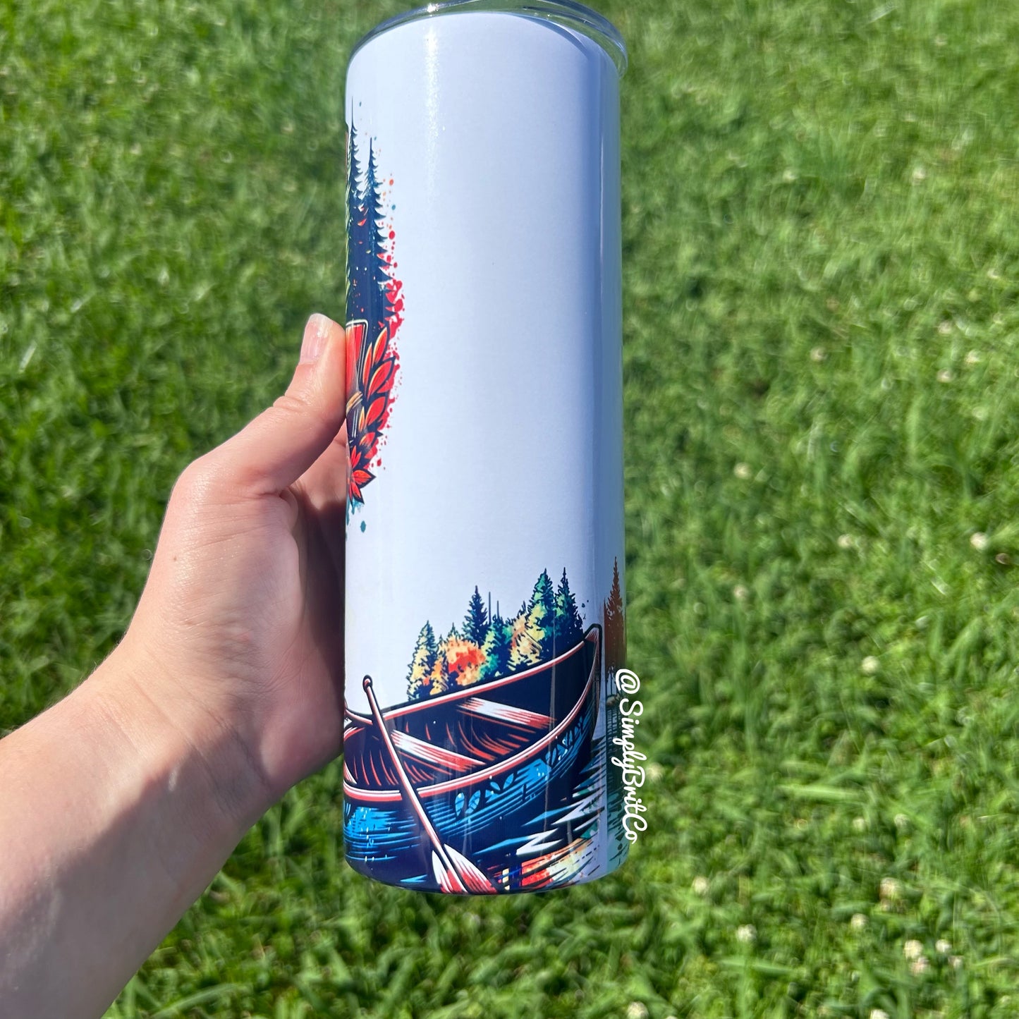 Camping Is My Happy Place 20oz Tumbler