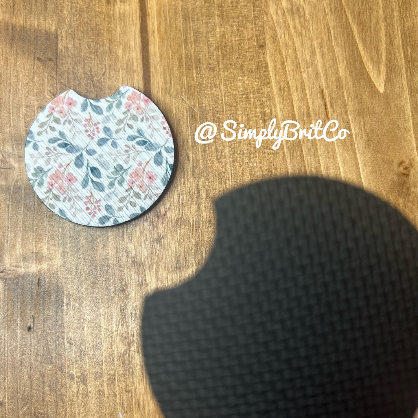 Pastel Floral Freshie and Car Coaster