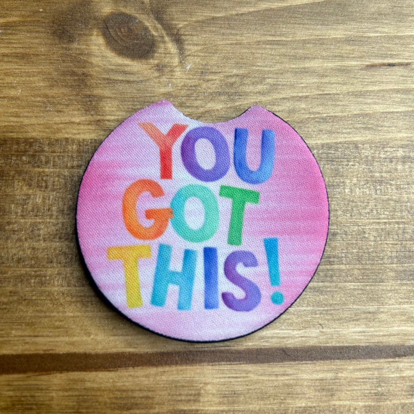 You Got This Set of 2 Car Coasters | Encouragement