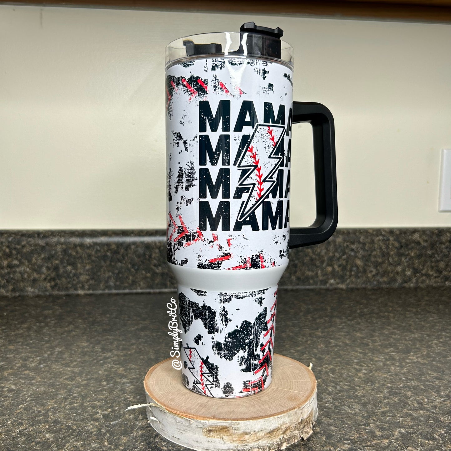 Baseball Mama 40oz Tumbler
