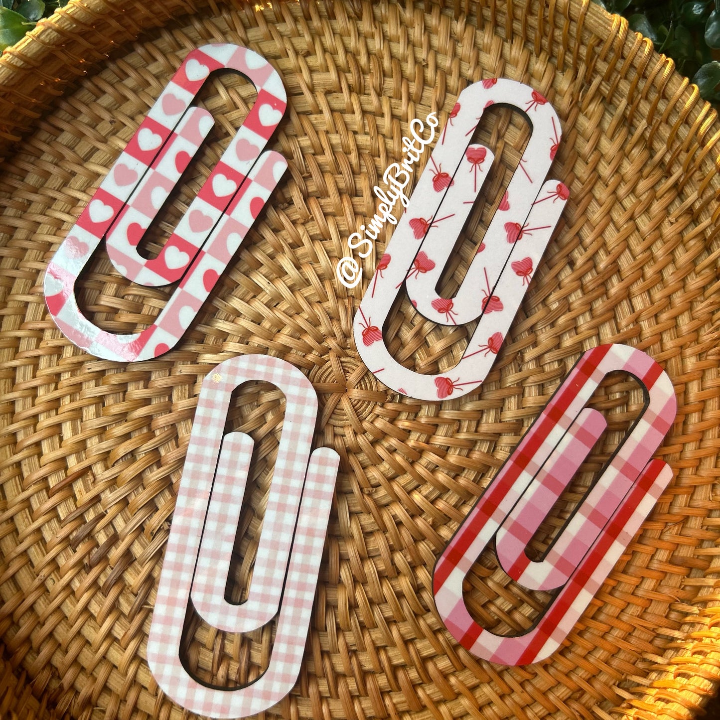 Love Spell Jumbo Paperclip Bookmark | Jumbo Paper Clip for office, school, or the avid book reader in your life
