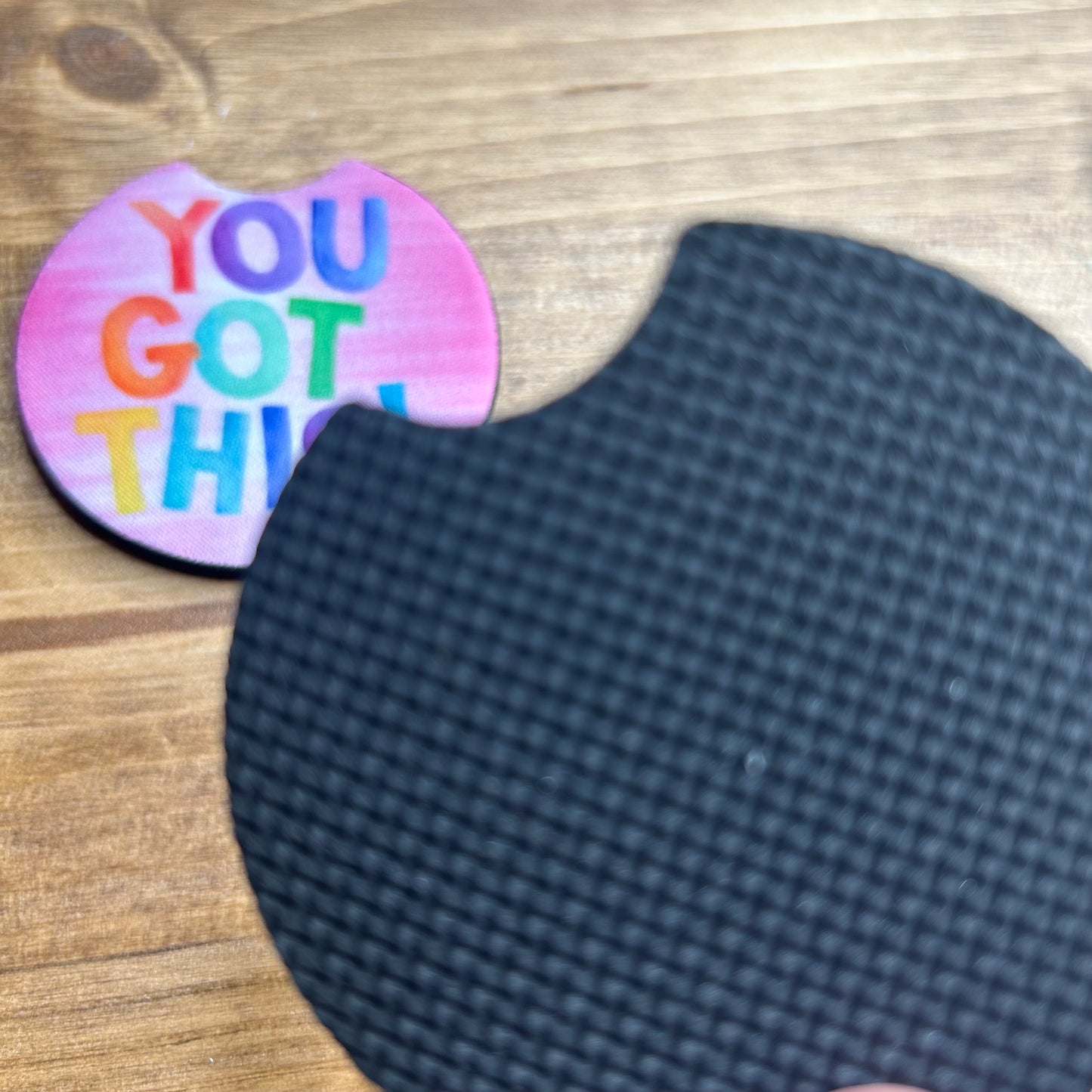 You Got This Set of 2 Car Coasters | Encouragement