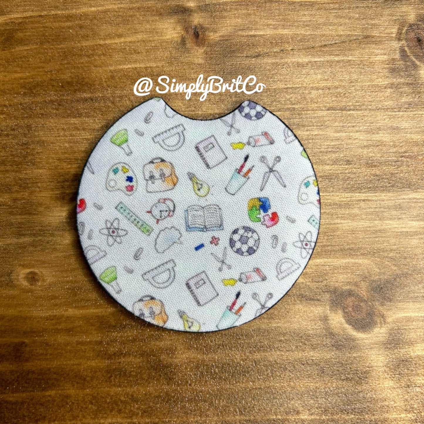 Teacher Set of 2 Car Coasters