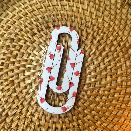 Love Spell Jumbo Paperclip Bookmark | Jumbo Paper Clip for office, school, or the avid book reader in your life