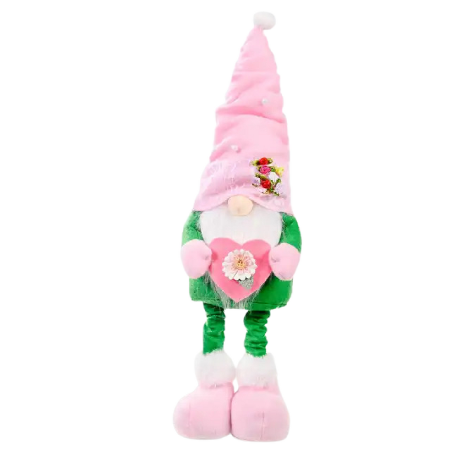 Telescopic Standing Gnome Decor - Hearts #1