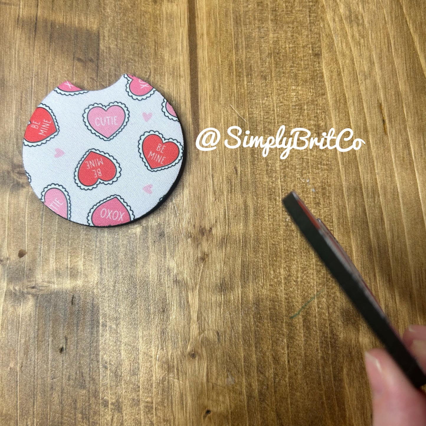 Conversation Hearts Freshie and Car Coaster