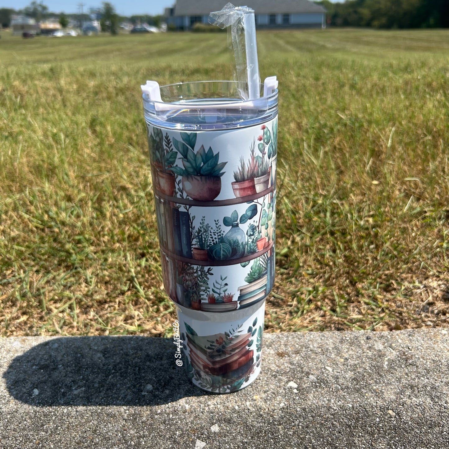 Plant Book Lover 40oz Tumbler