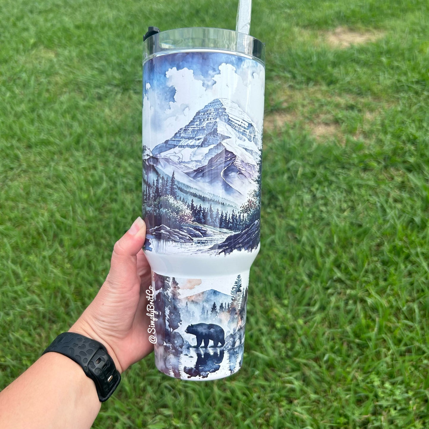 Mountain 40oz Tumbler | Bear