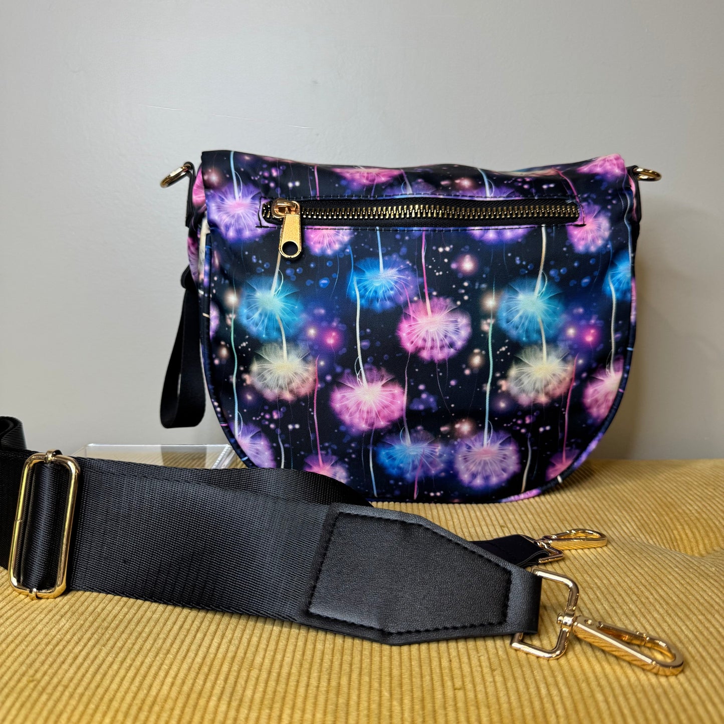 The Roni Nylon Crossbody - Rainbow Dandelion