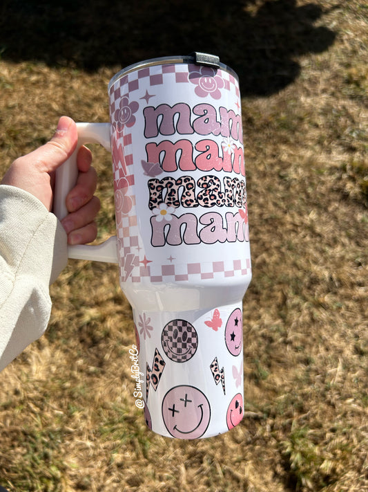 Retro Mama 40oz Tumbler